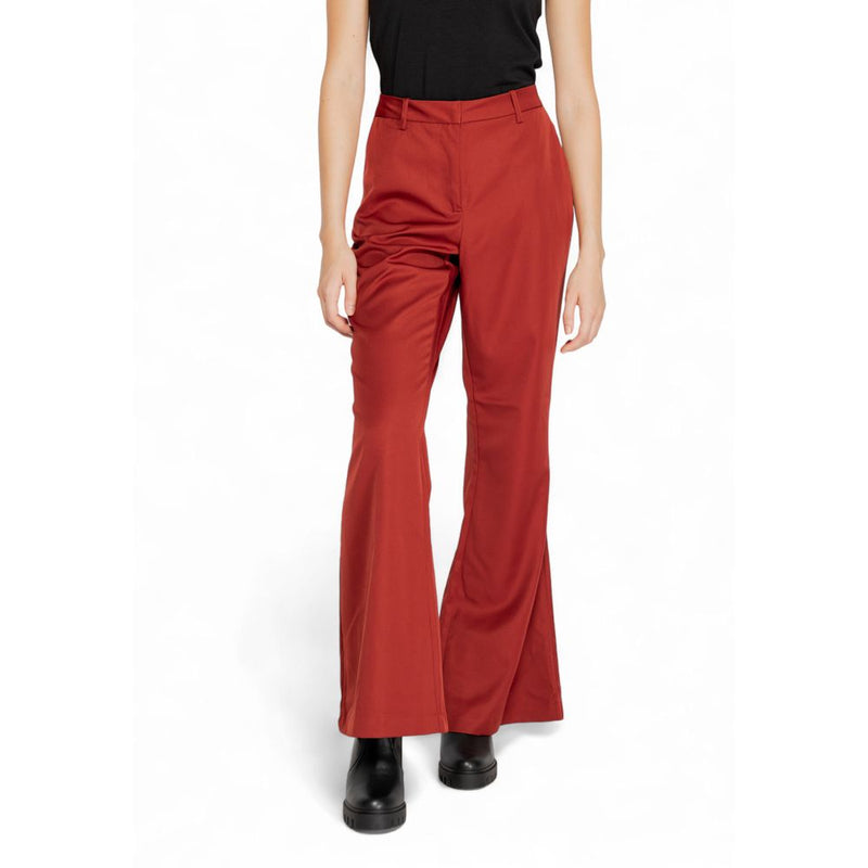 Vero Moda Red Polyester Jeans & Pant