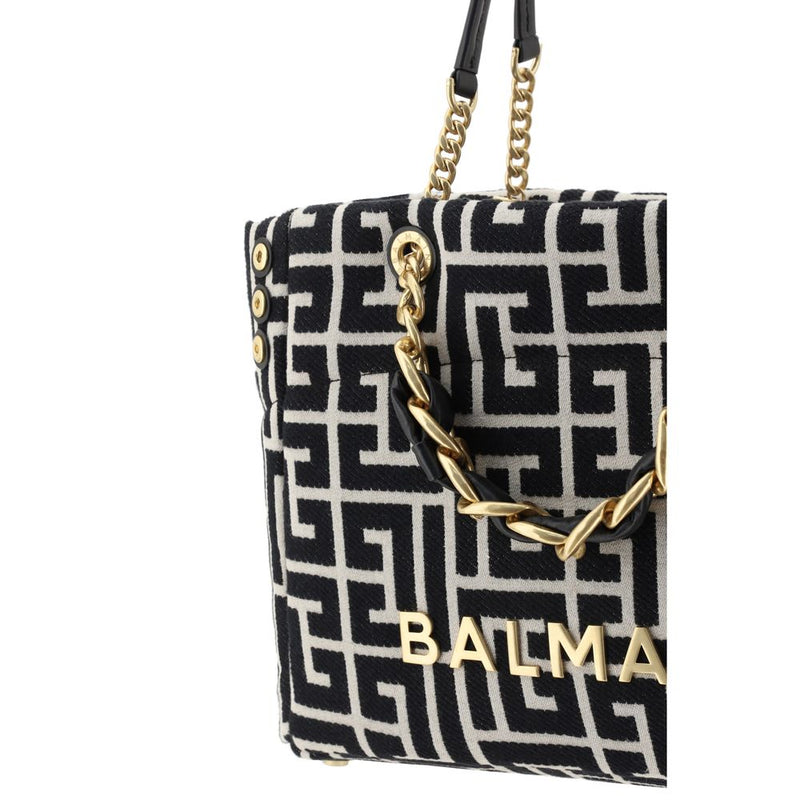 Balmain 1945 Soft Cabas Shoulder Bag