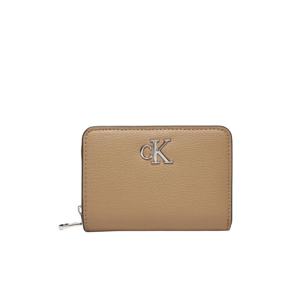 Calvin Klein Beige Recycled Polyester Wallet