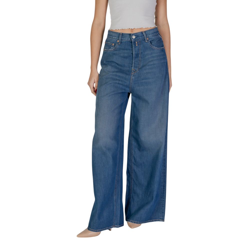 Replay Blue Cotton Jeans & Pant