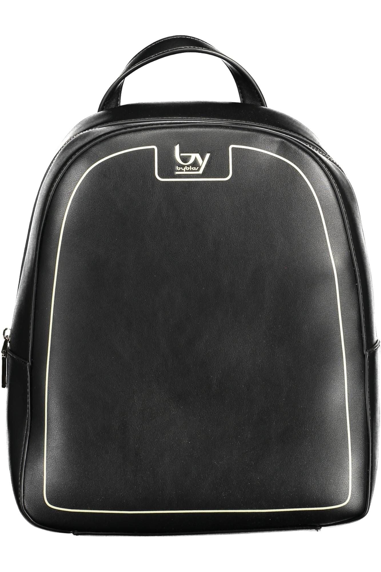 Elegant Black Backpack with Contrasting Details - Divitiae Glamour