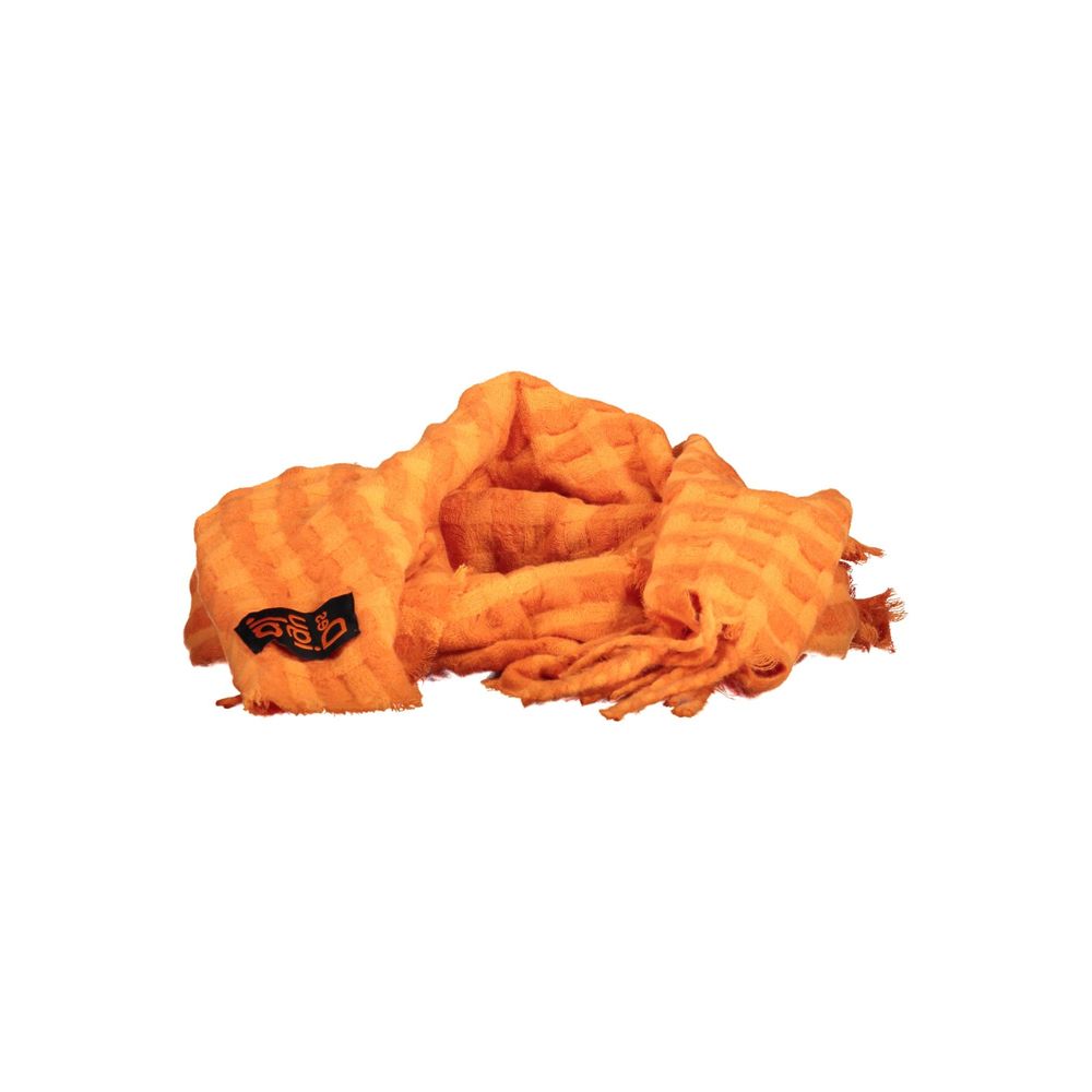 Orange Polyester Scarf