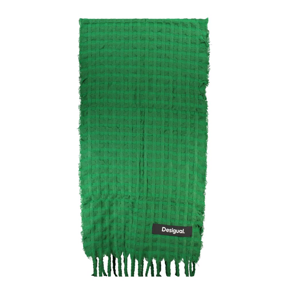 Green Polyester Scarf