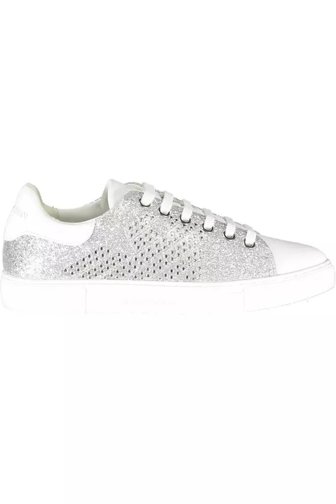 Silver Lure Sports Sneakers with Contrasting Details - Divitiae Glamour