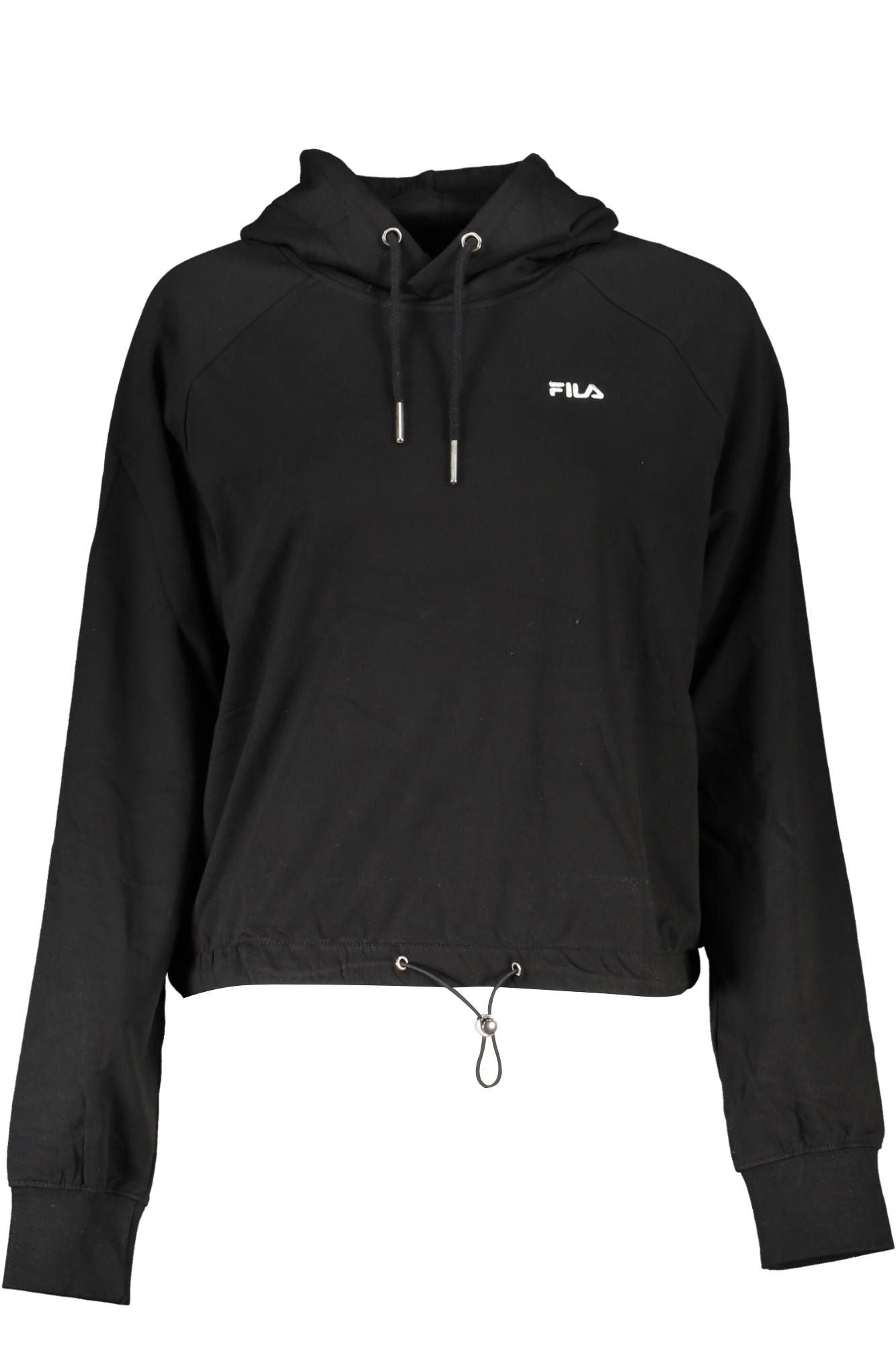 Chic Long-Sleeved Hoodie with Embroidered Logo