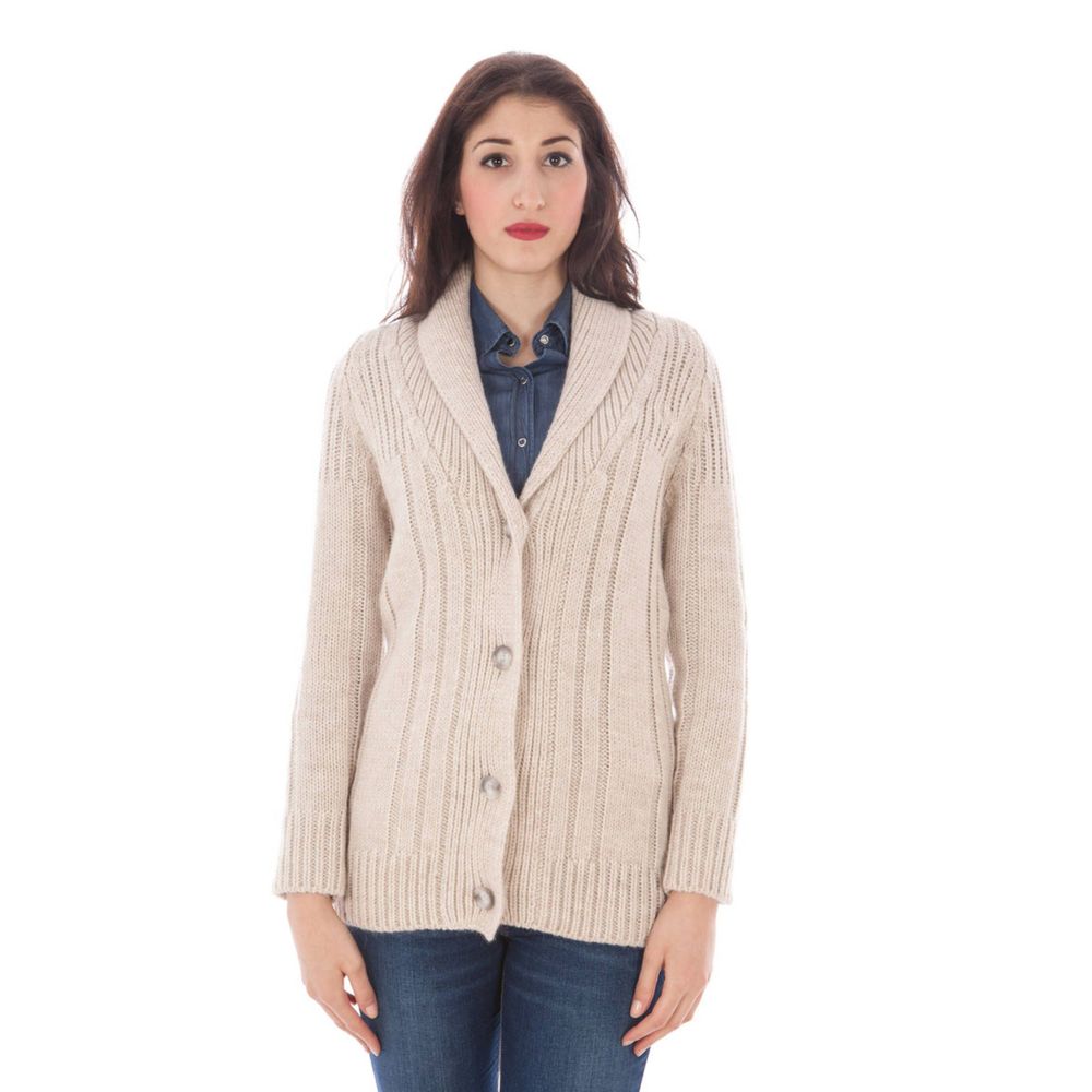 Beige Wool Sweater - Divitiae Glamour