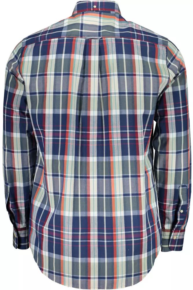 Classic Green Button-Down Men's Shirt - Divitiae Glamour