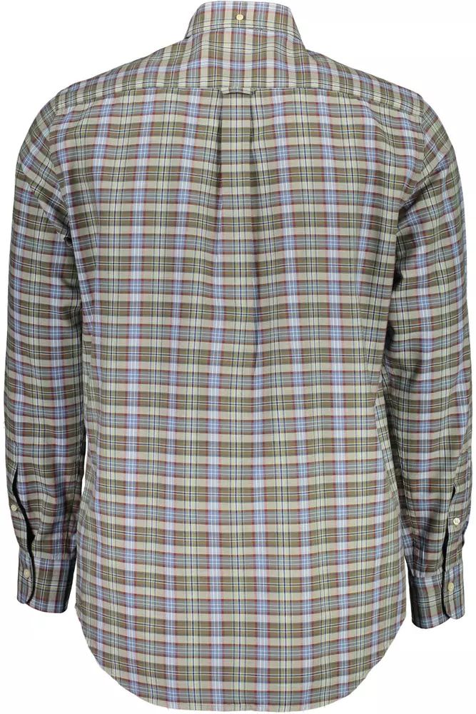Classic Green Button-Down Shirt - Divitiae Glamour