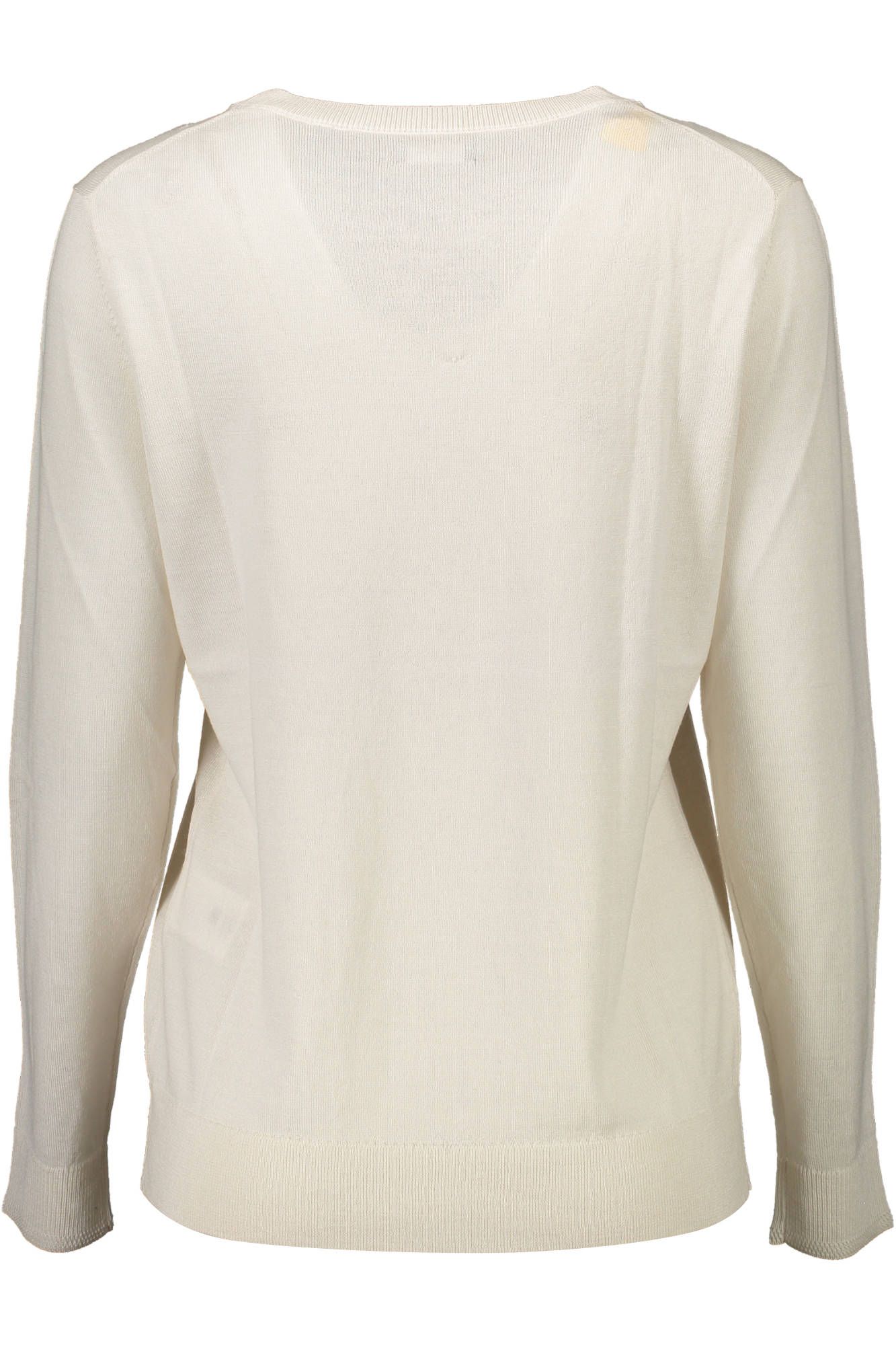 Elegant Beige Wool Sweater with Classic Logo - Divitiae Glamour