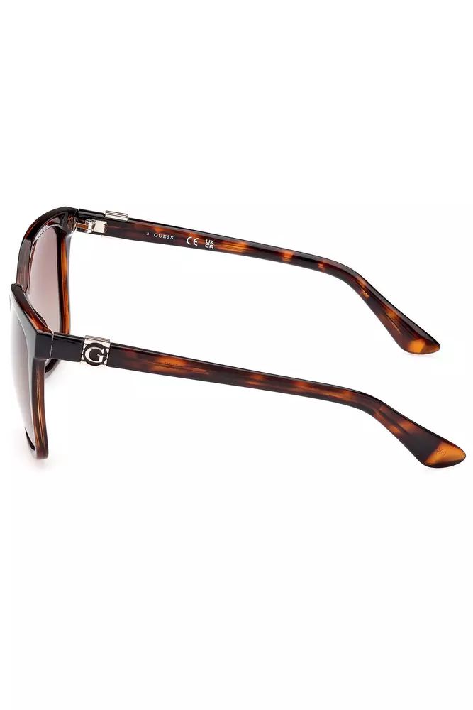 Chic Brown Square Frame Sunglasses