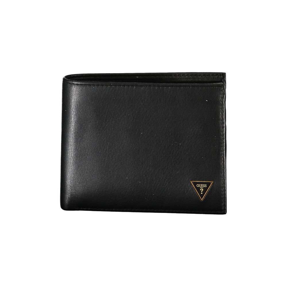 Sleek Leather Bifold Wallet with Coin Purse