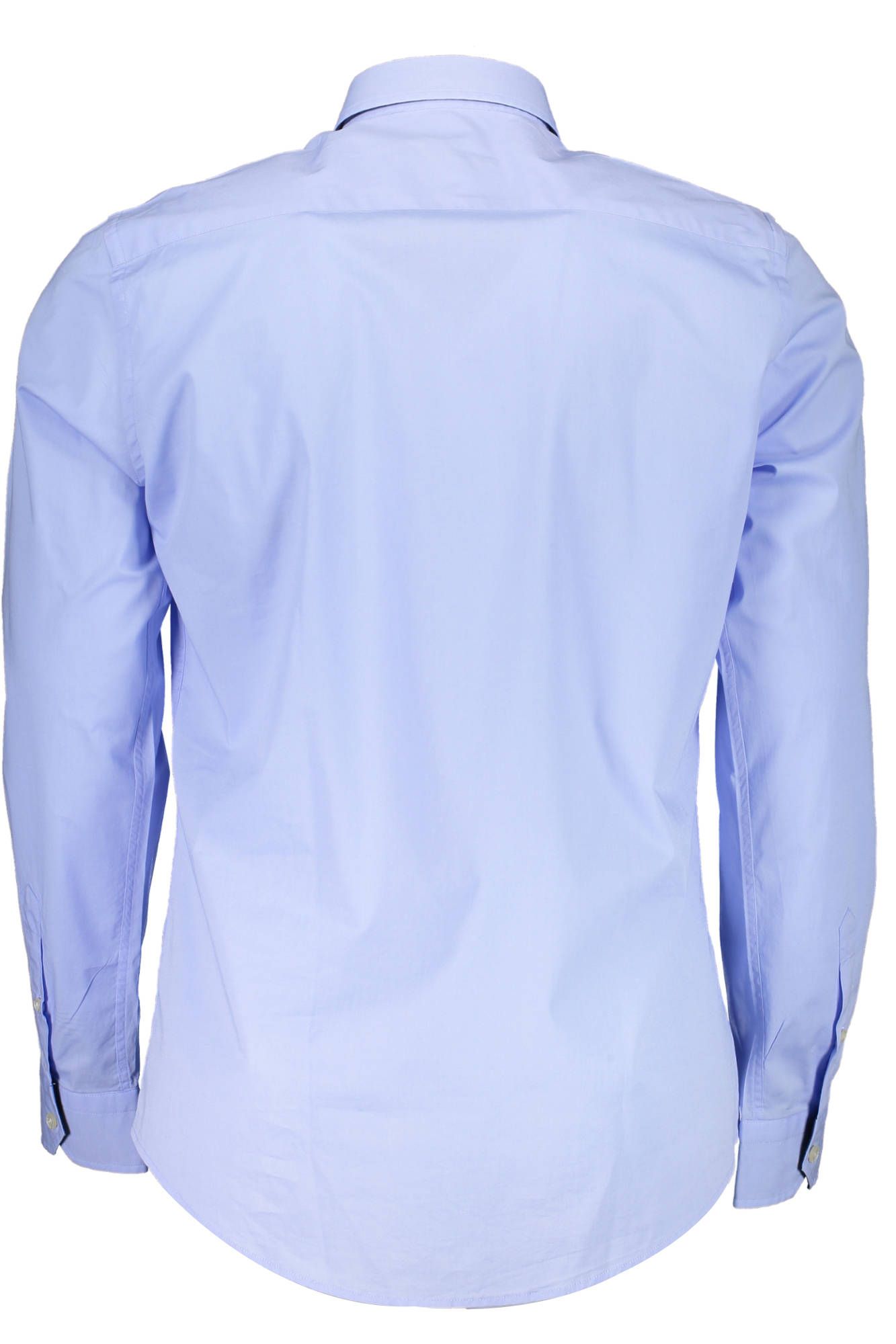 Elegant Light Blue Cotton Blend Shirt
