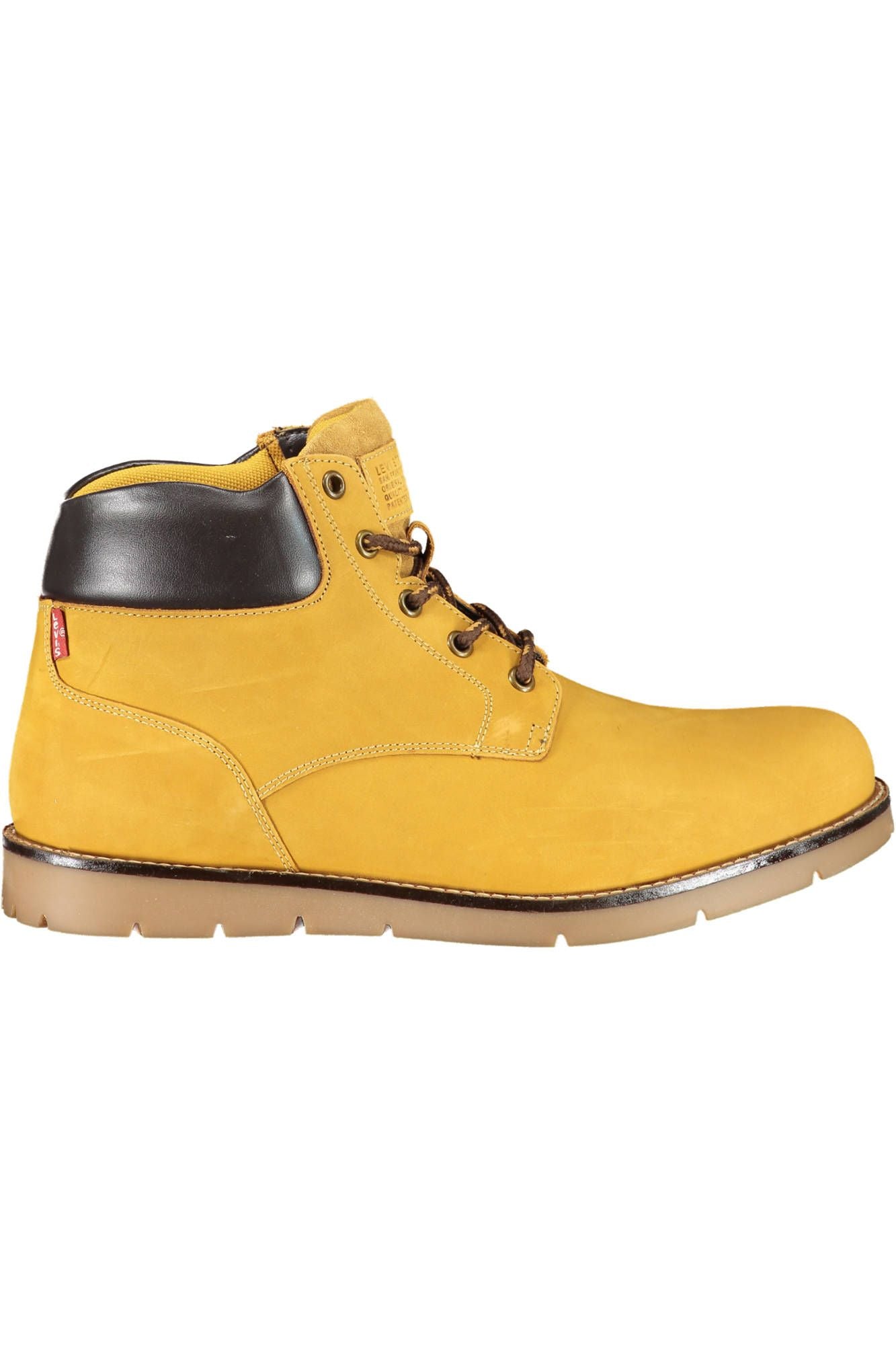 Sunset Yellow Ankle Boots with Lace-Up Detail - Divitiae Glamour