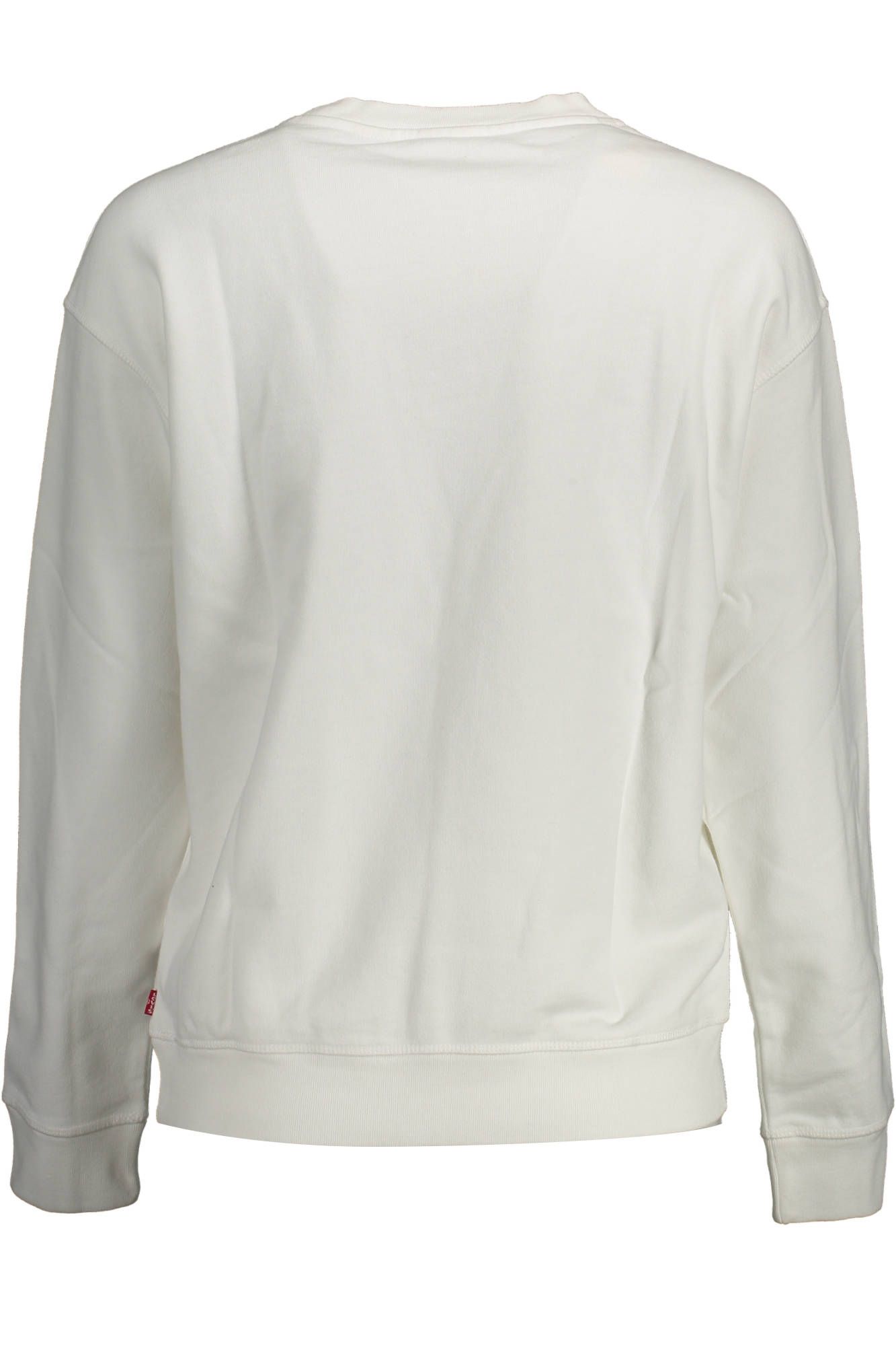 Chic White Cotton Logo Sweatshirt - Divitiae Glamour