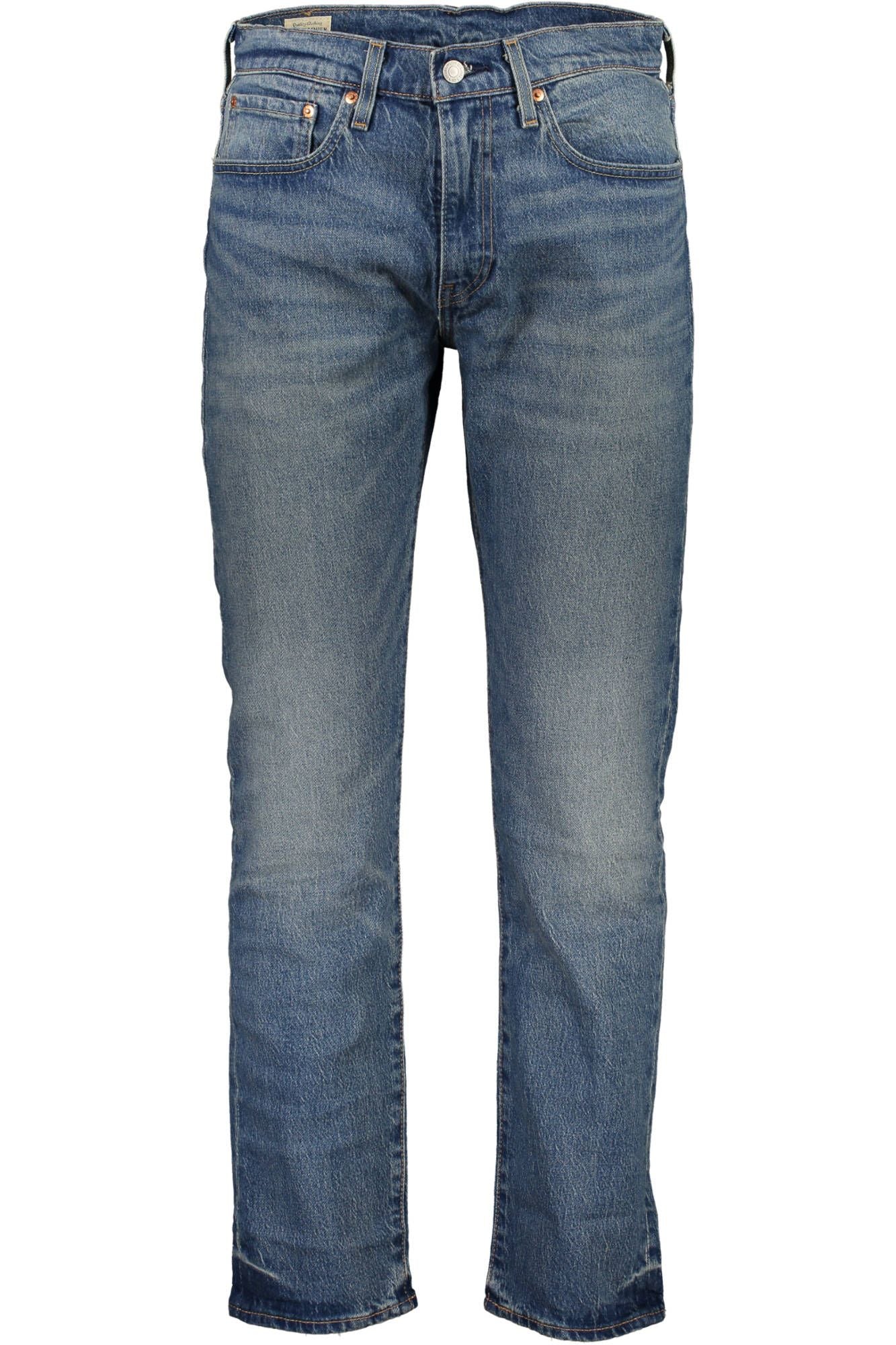 Timeless Tapered Fit Blue Jeans - Divitiae Glamour