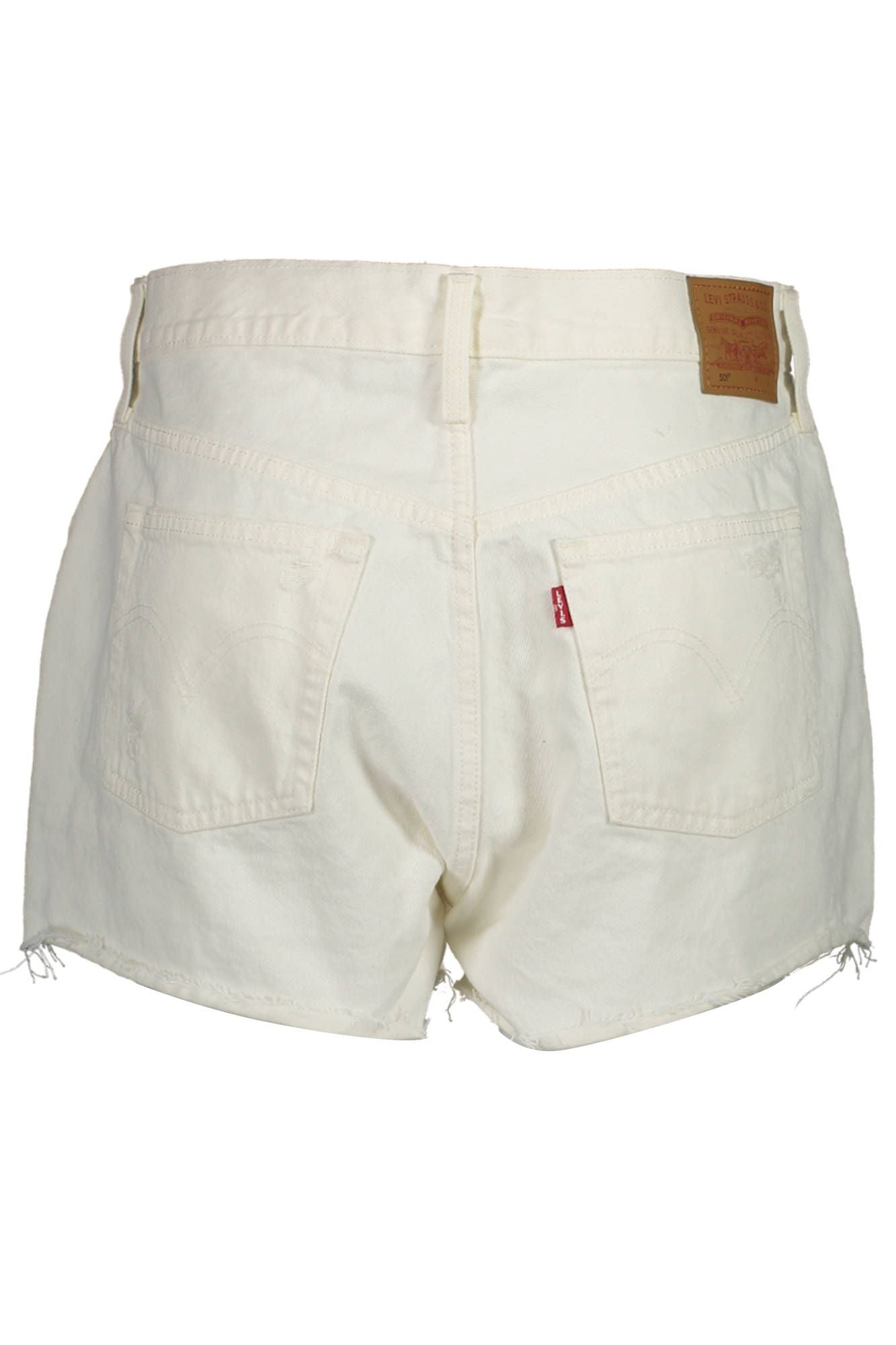 Chic White Denim Shorts with Classic Appeal - Divitiae Glamour