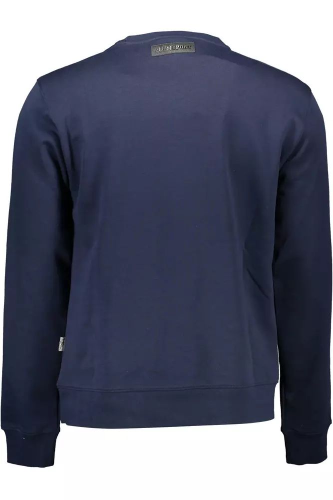 Athletic Blue Contrasting Sweatshirt