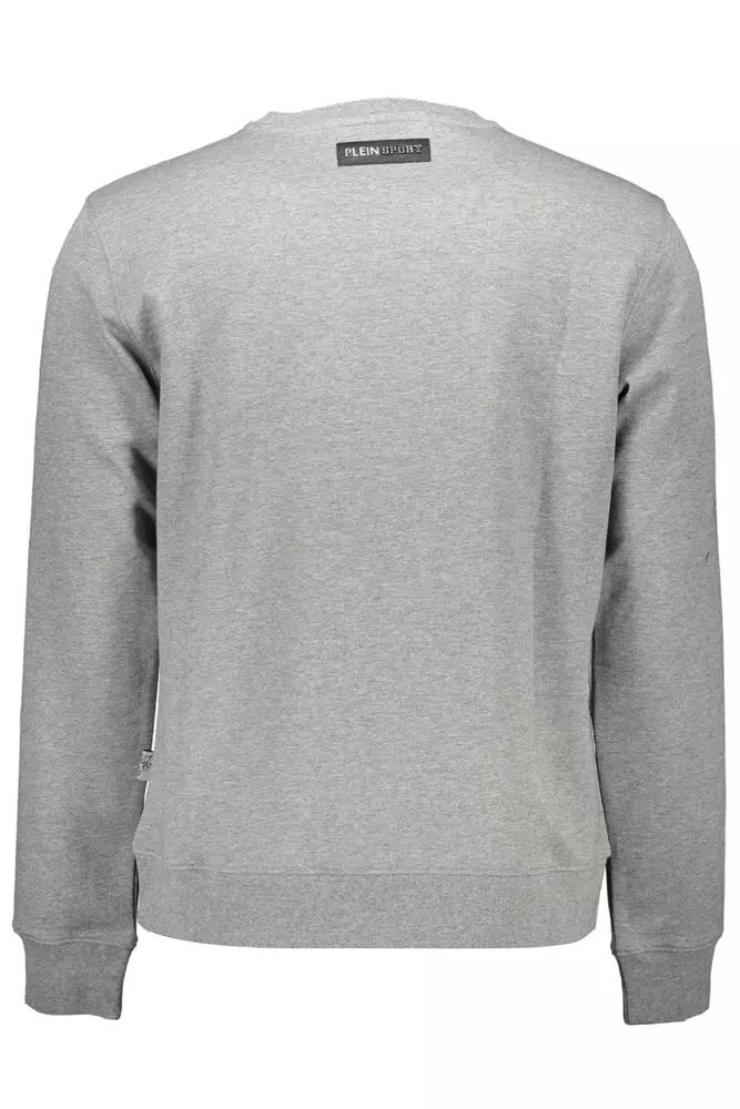 Athletic Grey Logo Print Sweatshirt