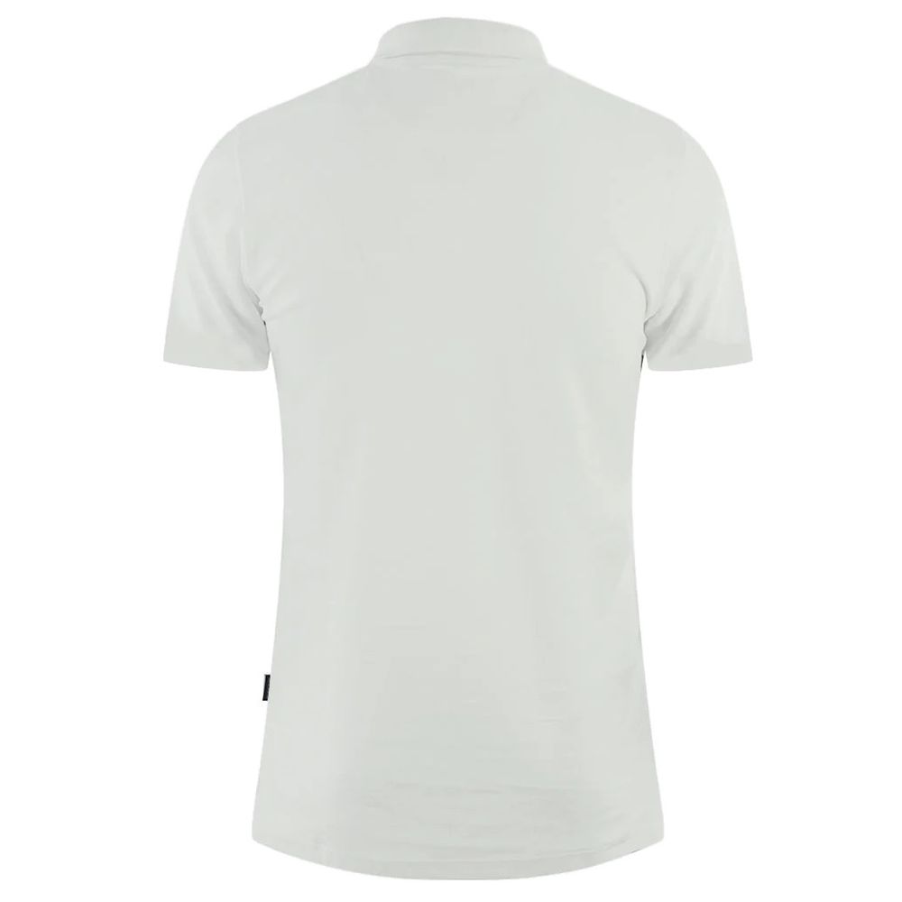 Elegant White Cotton Polo Shirt - Divitiae Glamour