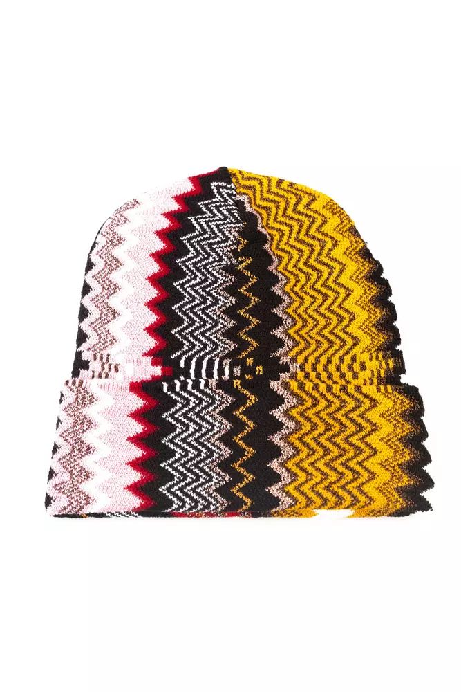 Geometric Fantasy Wool-Blend Hat - Divitiae Glamour