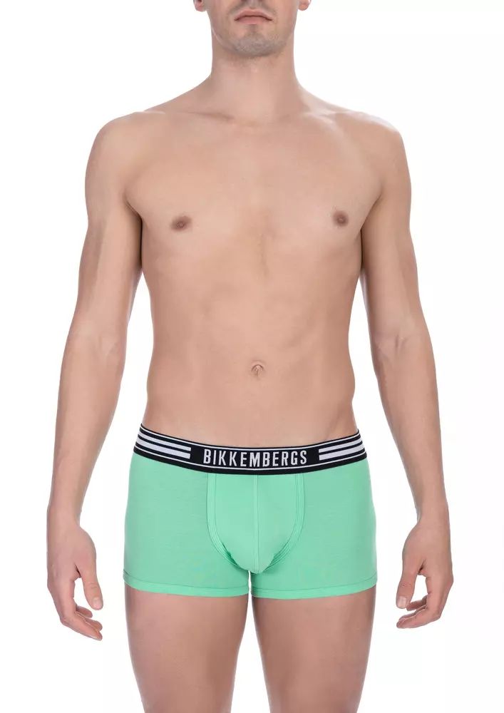 Emerald Comfort Cotton Stretch Trunks Twin Pack - Divitiae Glamour