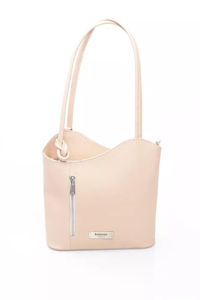 Chic Pink Leather Backpack for Sophisticated Style - Divitiae Glamour
