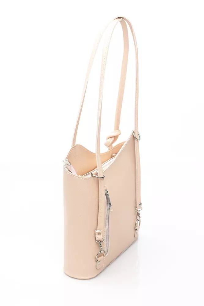 Chic Pink Leather Backpack for Sophisticated Style - Divitiae Glamour