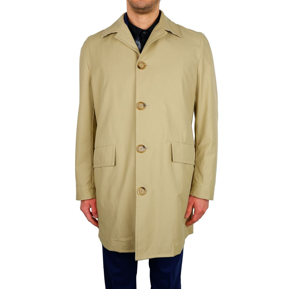 Classic Beige Trench Coat - Timeless Elegance - Divitiae Glamour