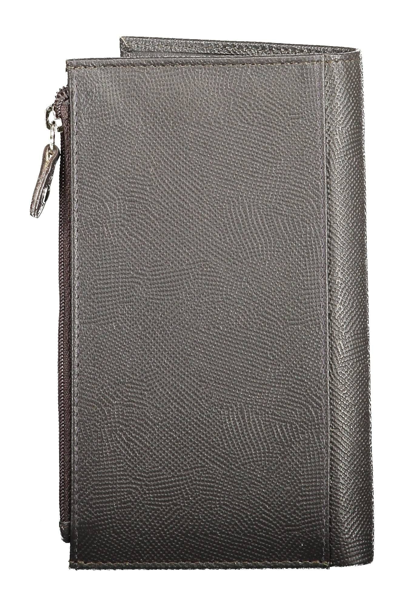 Elegant Leather Bifold Wallet with Coin Pocket