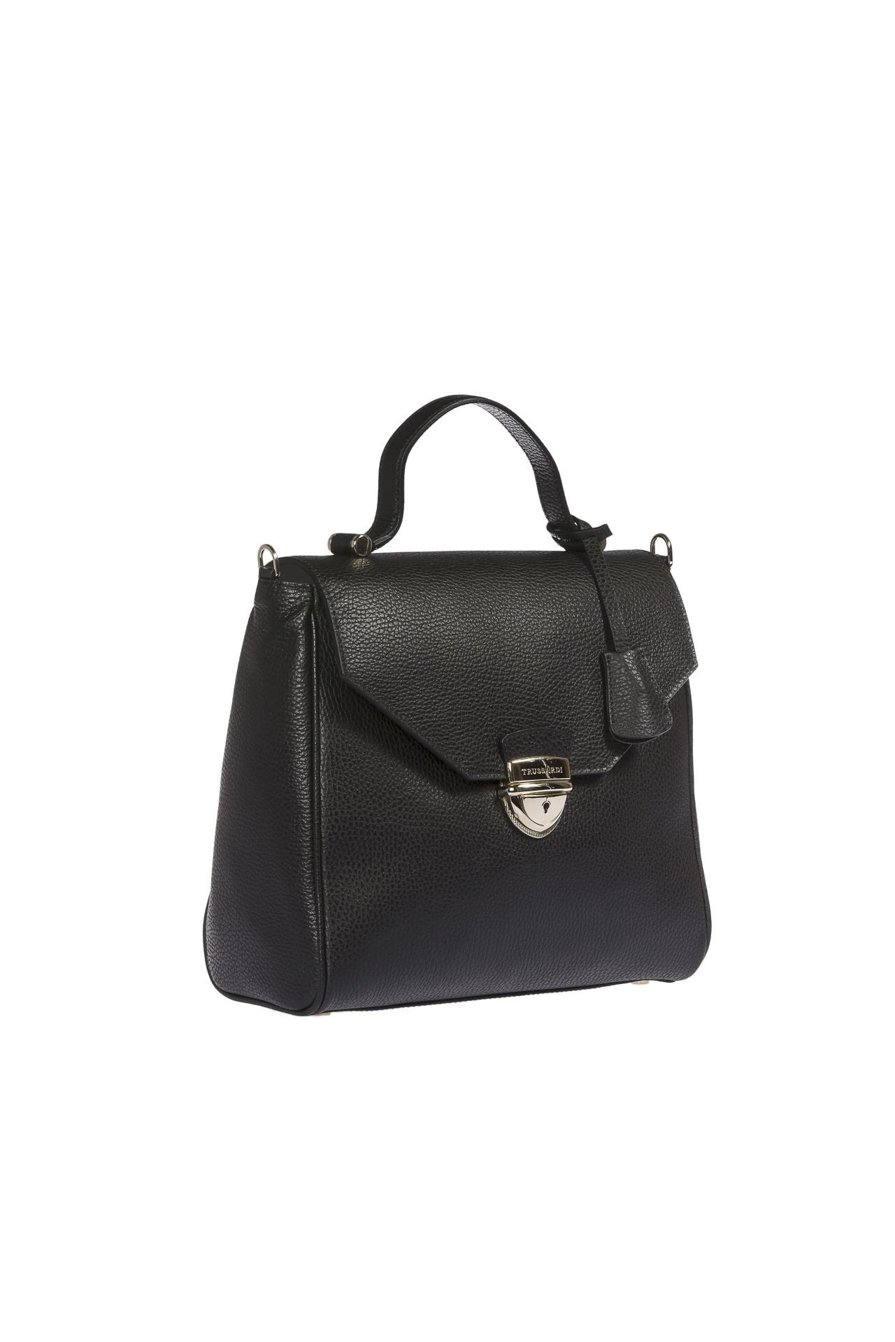 Embossed Leather Elegance Handbag - Divitiae Glamour