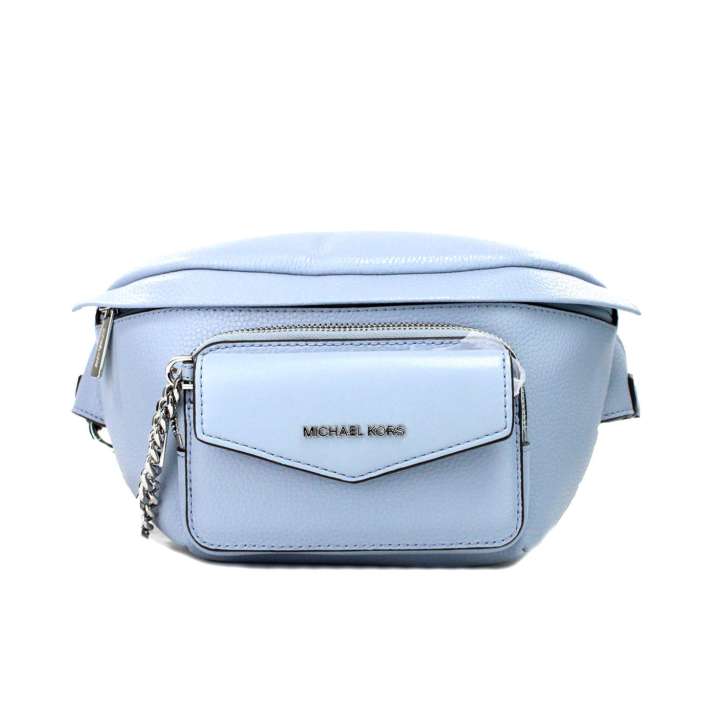 Maisie Large Pale Blue 2-n-1 Waistpack Card Case Fanny Pack Bag - Divitiae Glamour