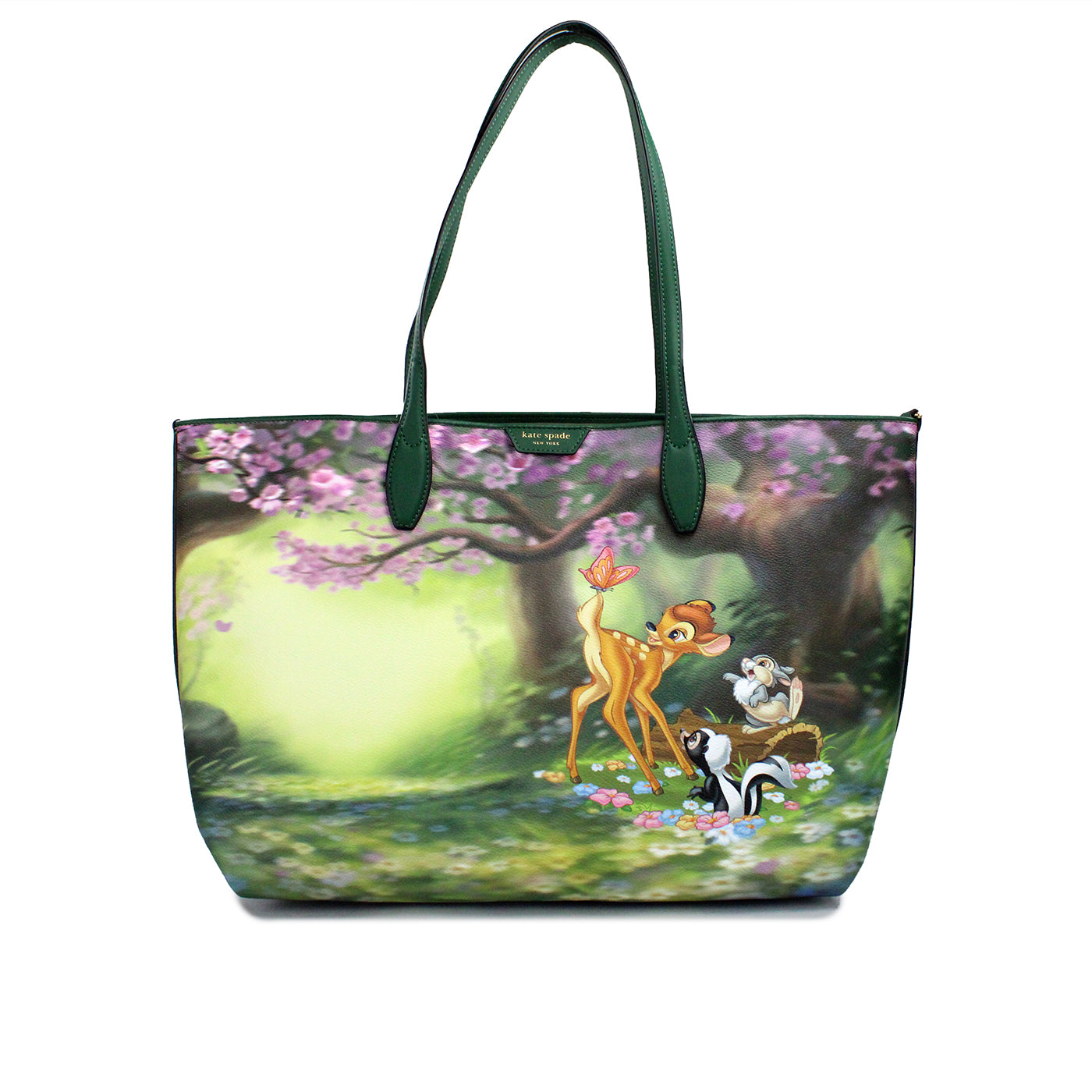 Disney Sutton Bambi Coated Canvas Shoulder Tote Handbag Purse