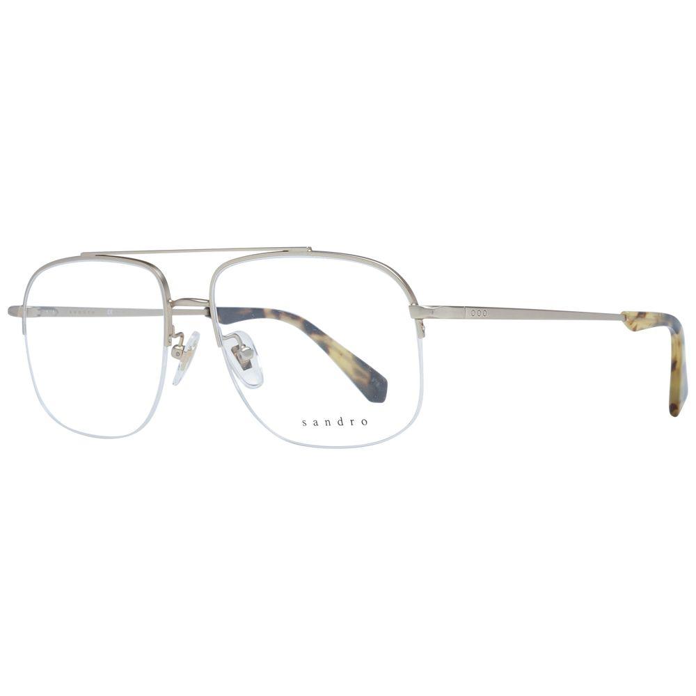 Gold Men Optical Frames - Divitiae Glamour